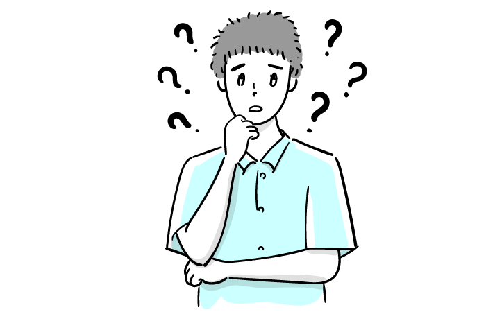 男性が悩んでいる